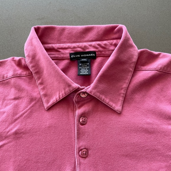 Club Monaco cotton spandex polo - Picture 3 of 3